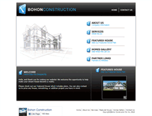 Tablet Screenshot of bohonconstruction.com